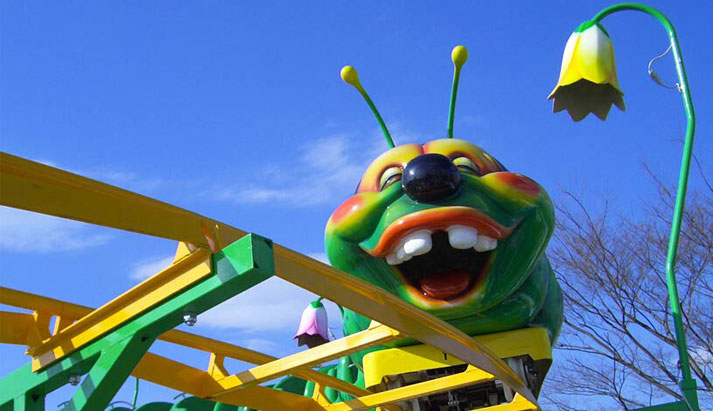 Kiddie smaller roller coaster 